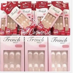 ‼️Rare‼️ Kiss Long Length Salon French Manicure Nails 57100 (Peach) x 10 Pks